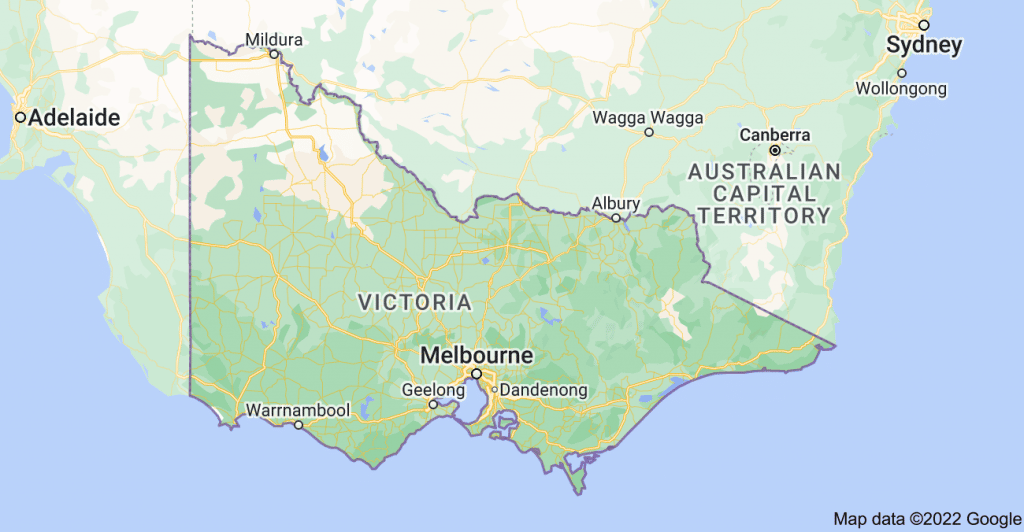 Victoria Map- can you drive with cbd oil