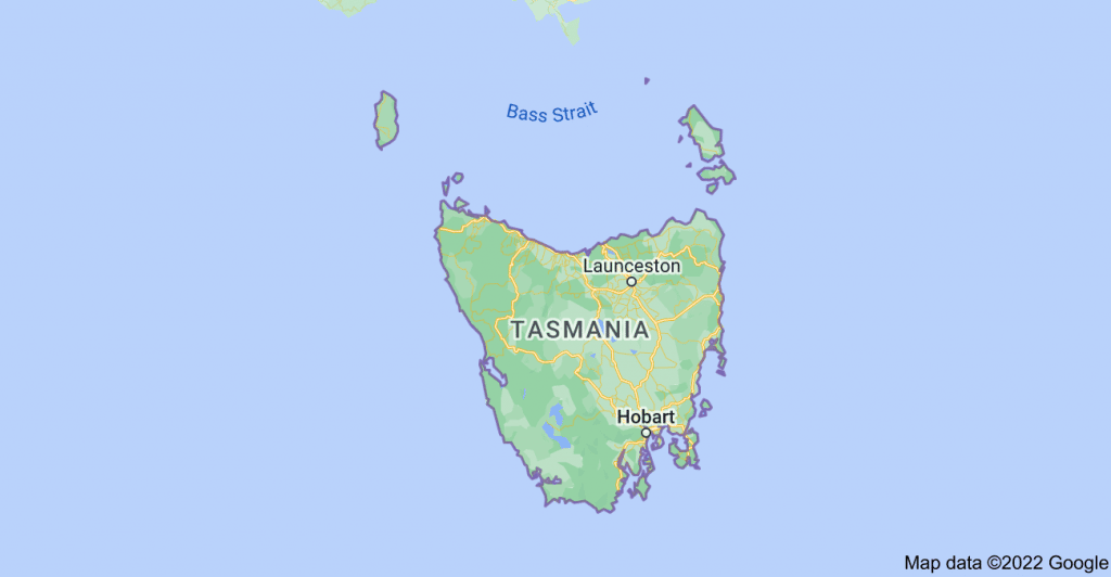 Tasmania Map: can you drive on CBD